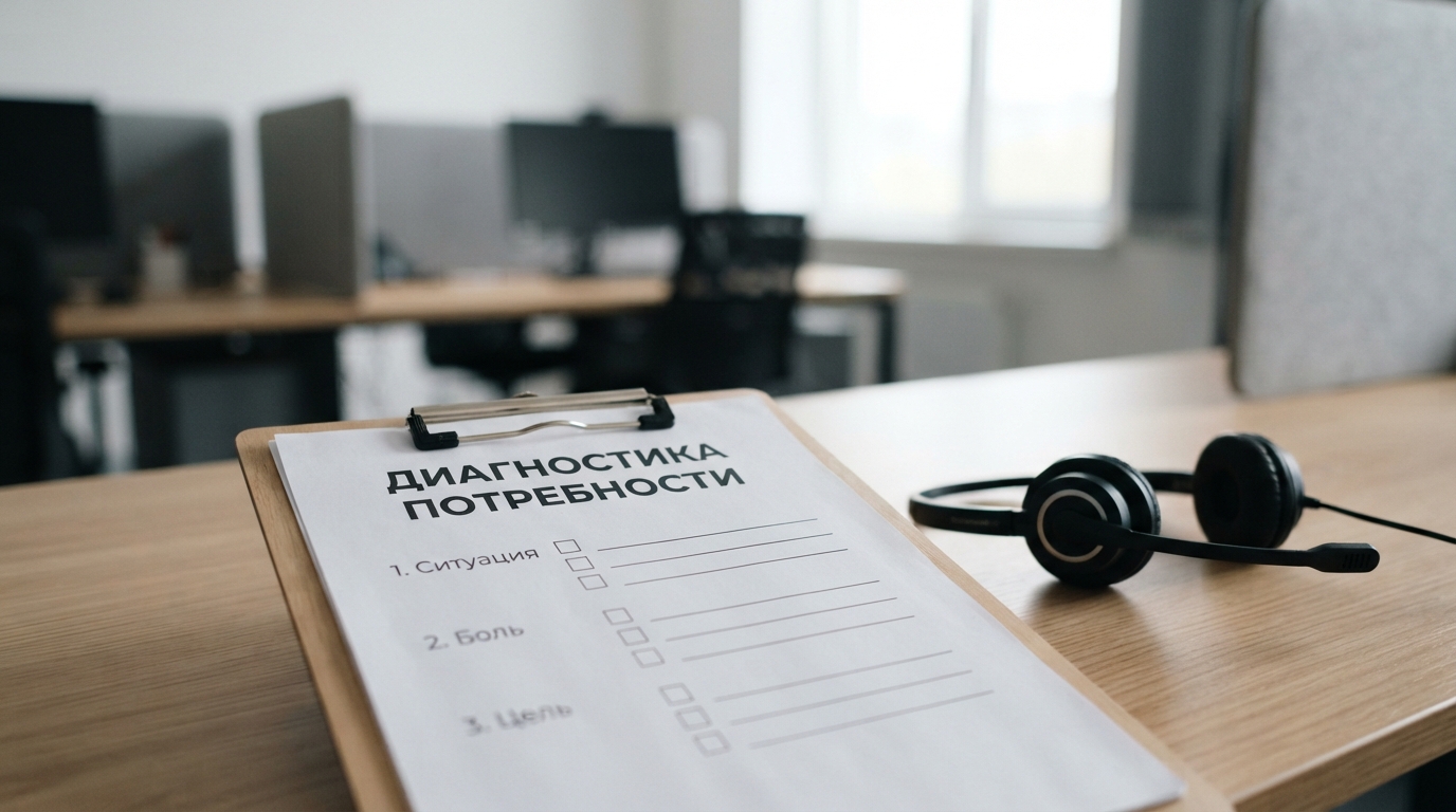 Чек-лист диагностики потребности клиента