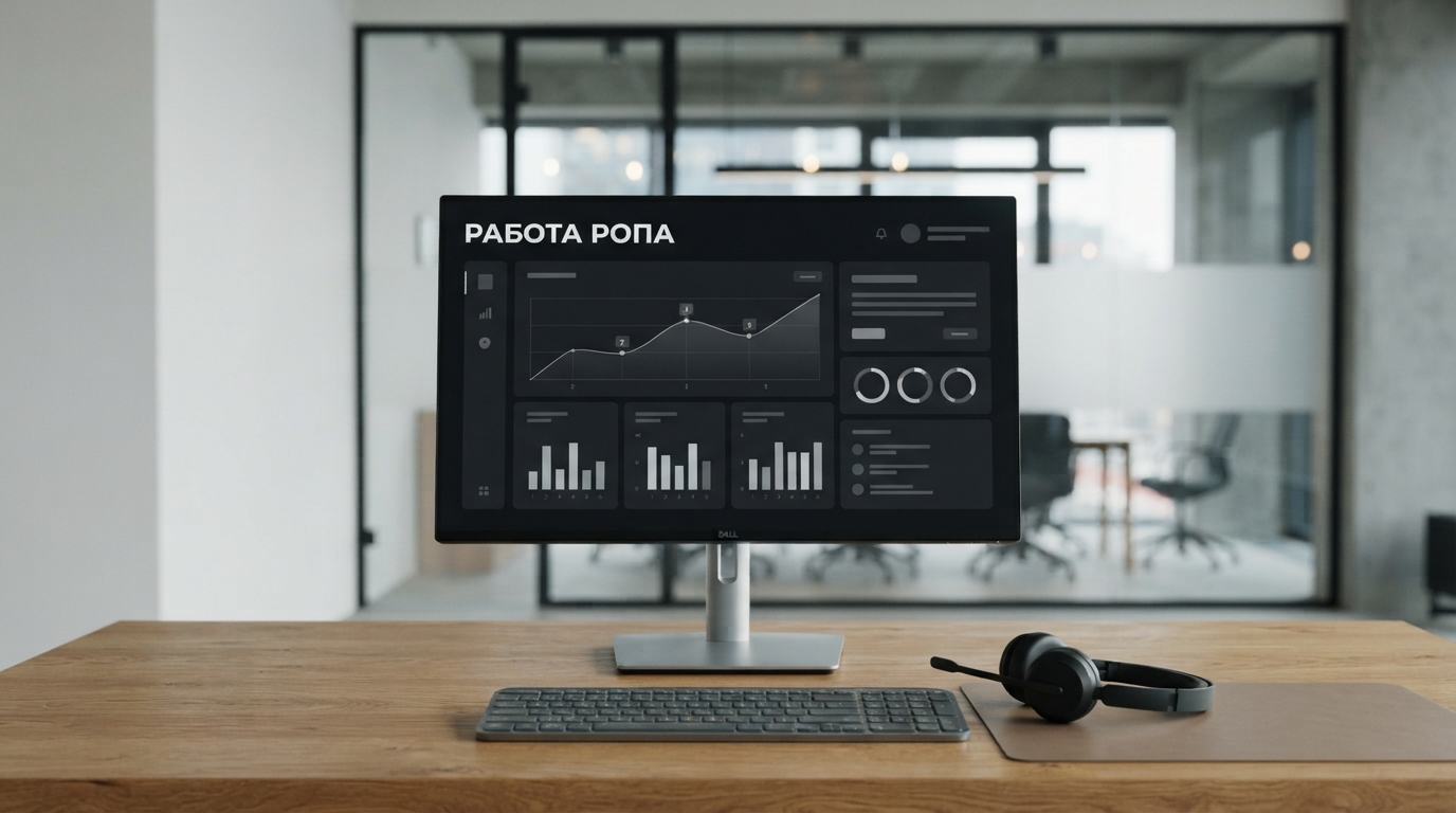 Дашборд с показателями работы РОПа