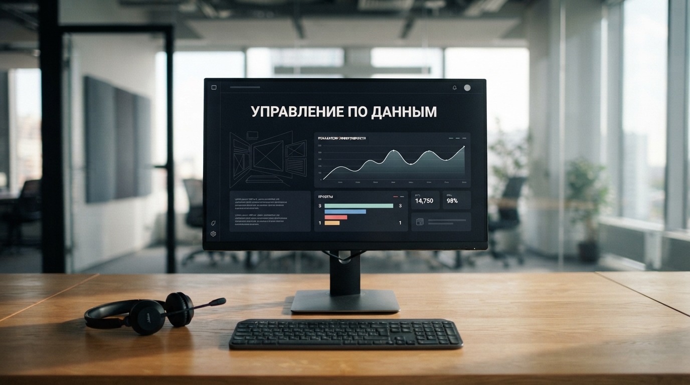 Дашборд управления отделом продаж по данным