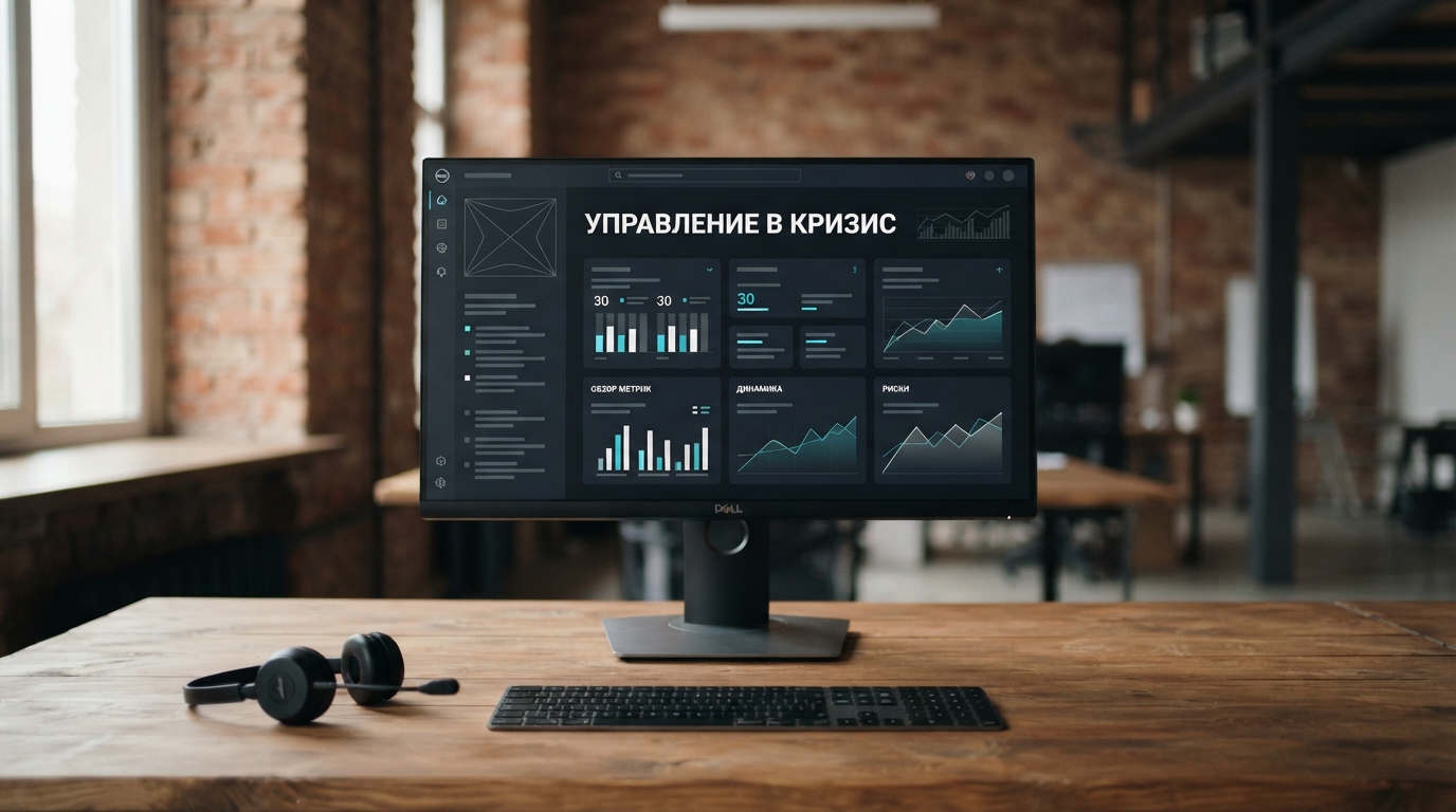Дашборд управления отделом продаж в кризис
