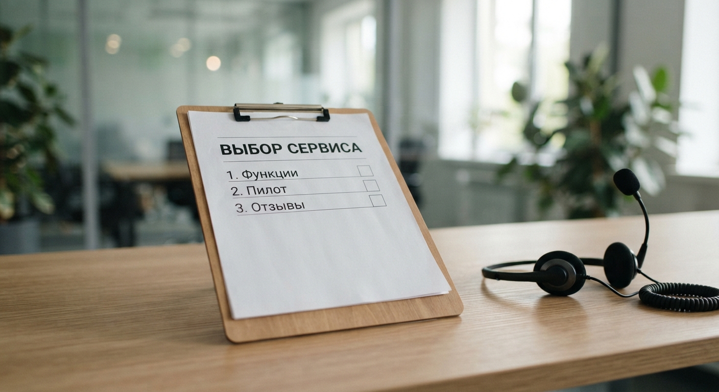 Чек-лист выбора ПО для контроля качества звонков