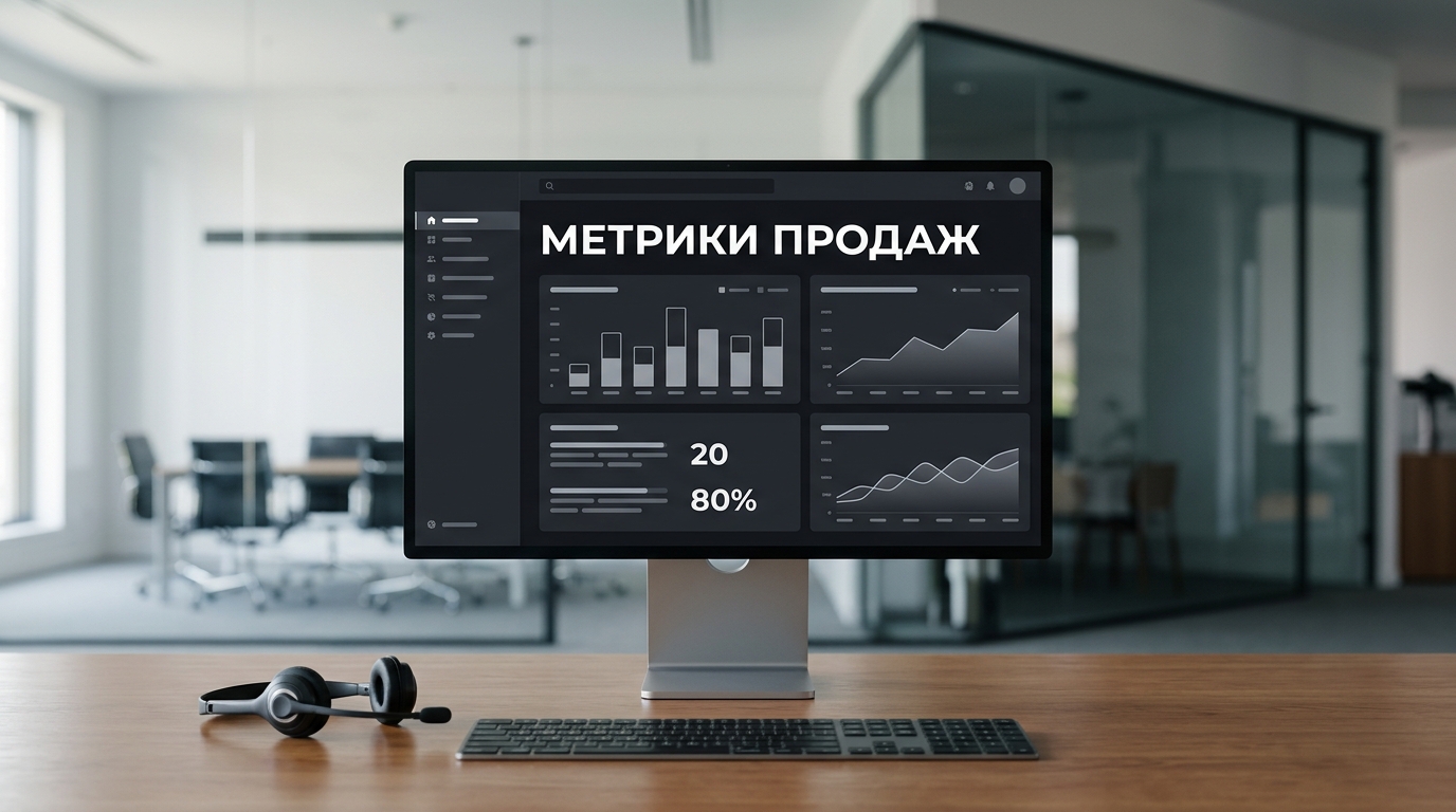 Дашборд с метриками отдела продаж