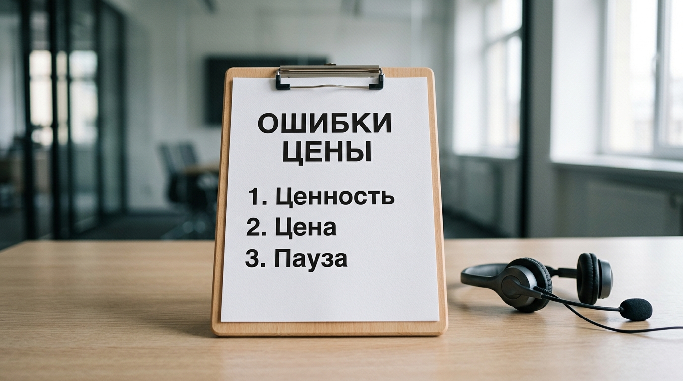 Чек-лист ошибок при работе с ценой