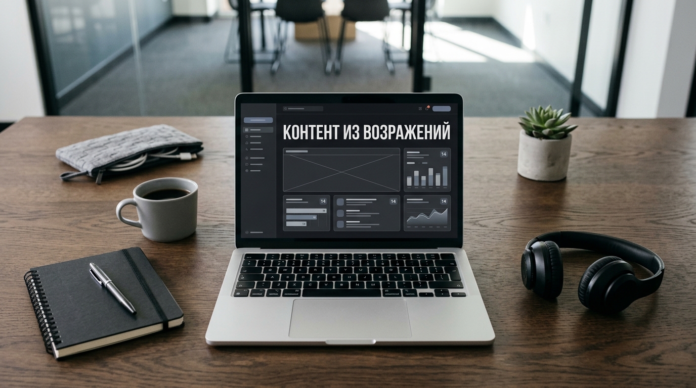Ноутбук с превращением частых возражений в контент